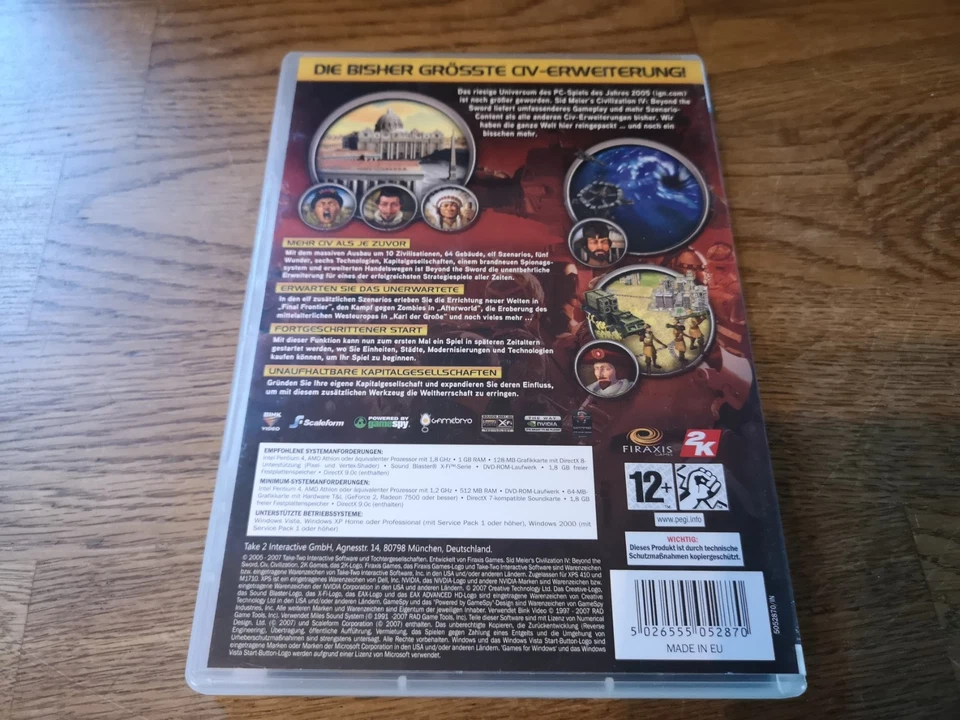 Sid Meier's Civilization Iv: Beyond The Sword (PC, 2007) - Bild 3 von 3