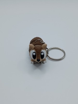3D Printed Jiggle Pet Armadillo Keychain 