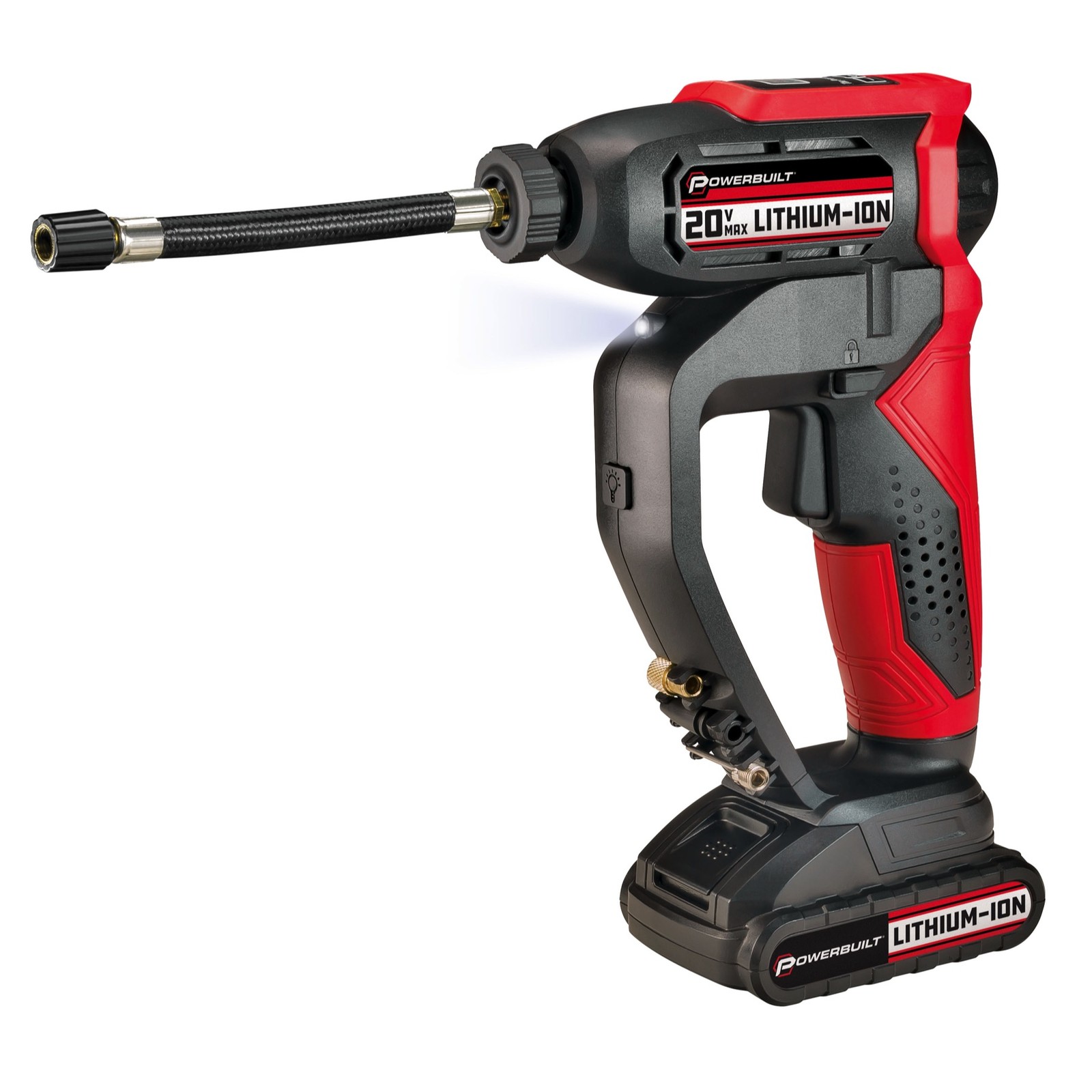 Powerbuilt 20V Lithium-Ion Cordless Tire Inflator - 240215