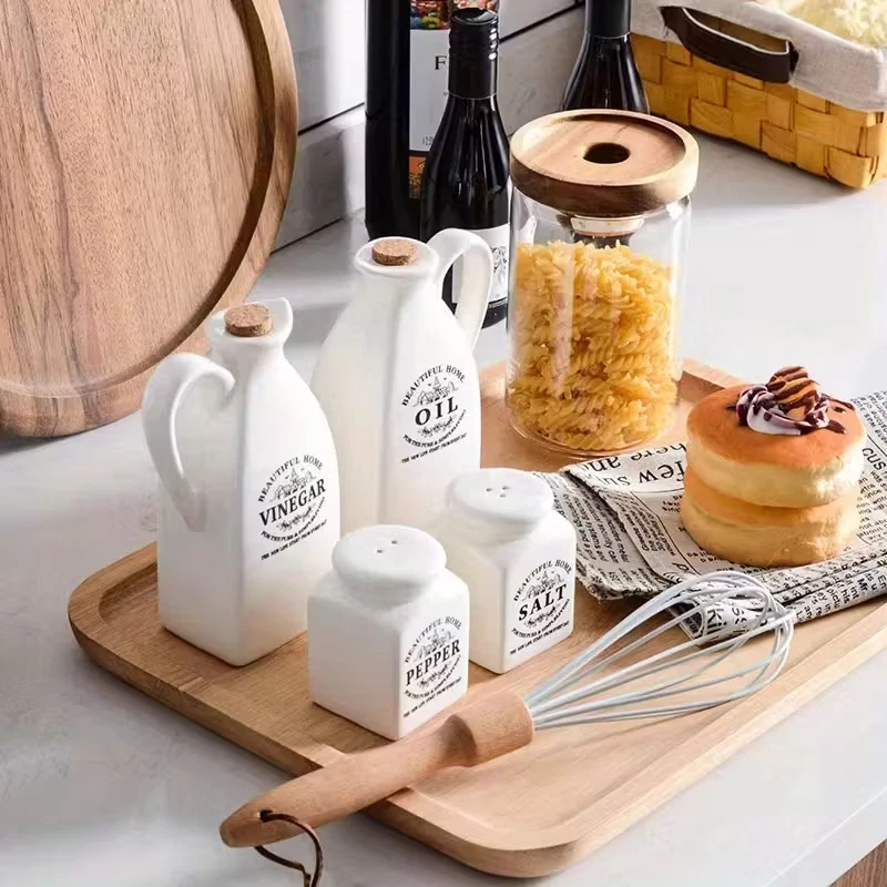 Farmhouse Ceramic Oil/Vinegar Dispenser Bottle Set
Opens in a new window or tab