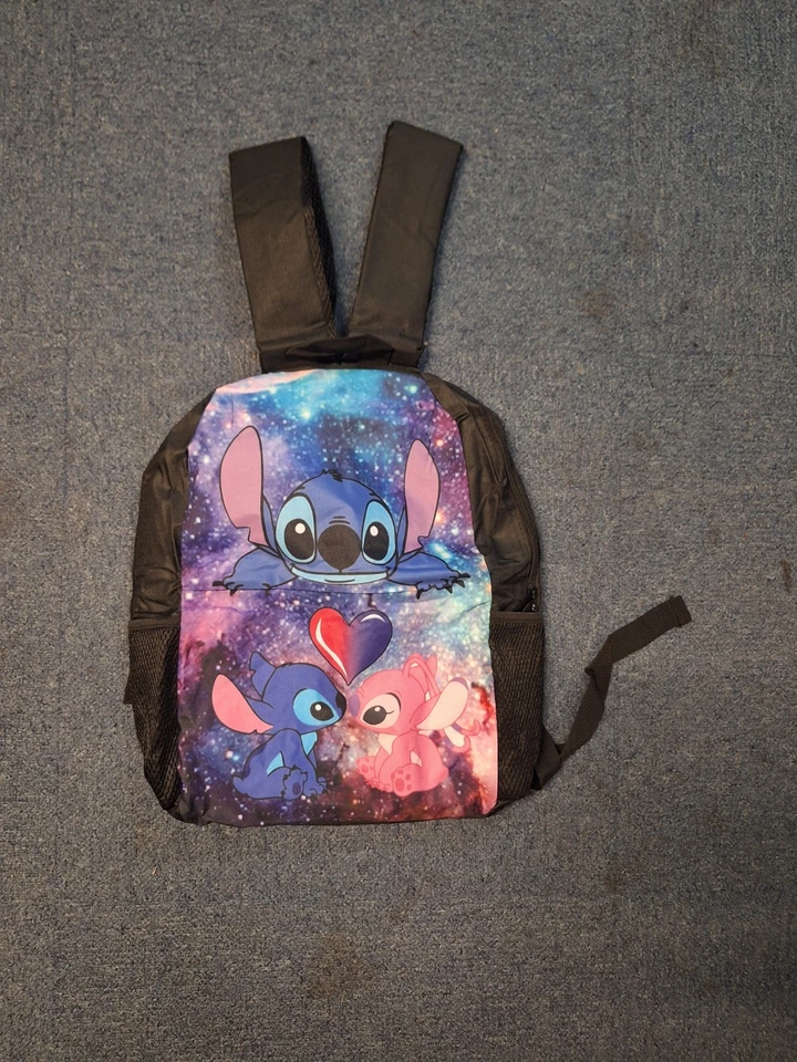 Lilo and Stitch with Angel Children's Backpack with Adjustable Straps - Image 3 of 3