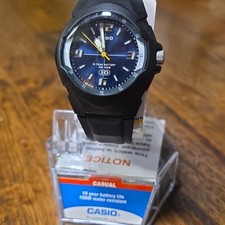 Casio Quartz WR100m 10 Year Battery Blue Anal...