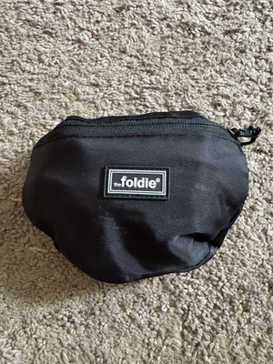 The Foldie Crossbody Black RFID Safe Belt Bag Fanny Pack Travel Pouch Unisex