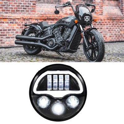 LED Scheinwerfer DRL Für Indian Scout Rogue 2022-2024 / Bobber Sixty 2020-2024