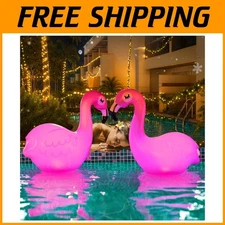 Inflatable Floating Flamingo Lights - 8 Hour Glow