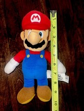 Super Mario Bros. Mario 10" Stuffed Animal Plush toy 2021 Collectible