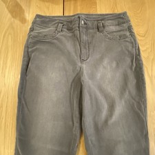 NYDJ Marilyn Jeans Women 14 Straight Lift Tuck Stretch High Rise Gray