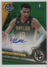 2023-24 Bowman U Chrome Prospect Green Refractor 32/99 Miro Little Auto 0d94