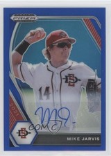 2021 Panini Prizm Draft Picks Blue 53/99 Mike Jarvis #PDP163 Auto 0eq8