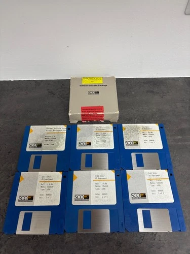 Sco Xenix Os supplement + Olivetti maintenance disk ottimo con scatola