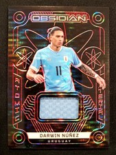 2022-23 Panini Darwin Nunez Patch MEM 29 /44 AM-DNZ Obsidian Atomic Etch Red