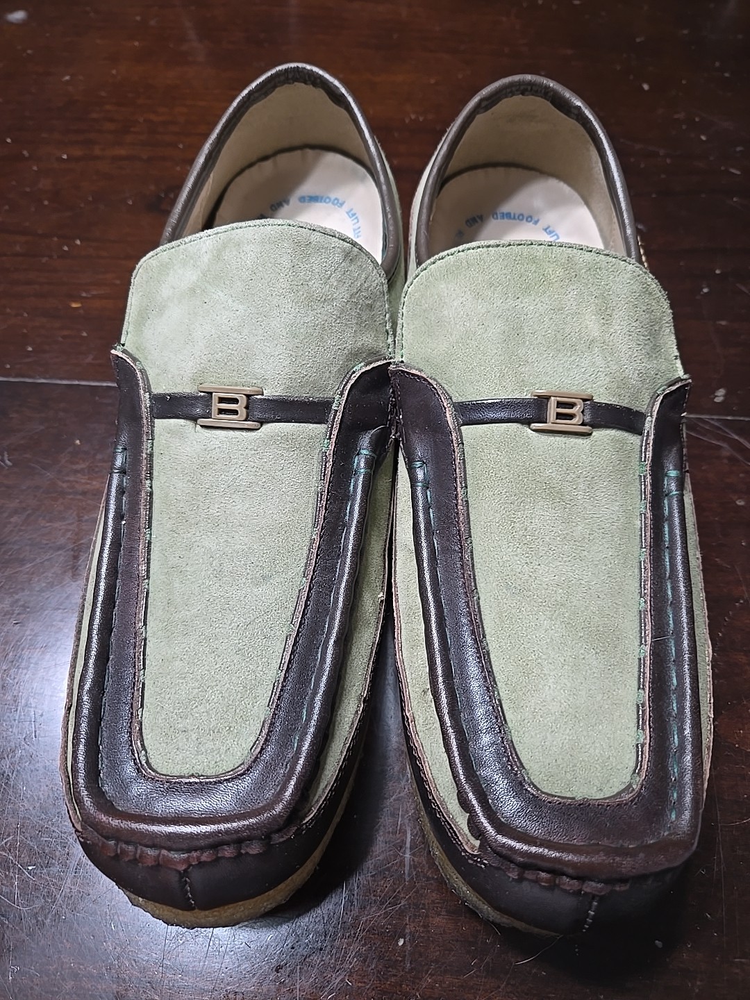 British Collection Power Old School Slipon Shoes Mens 9.5 