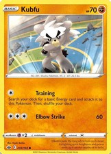 Kubfu 093/198 SWSH06 Chilling Reign Pokemon 003360