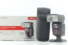  Top MINT Metz Mecablitz 64 AF-1 Digital Flash for Nikon w/Case  Manual JAPAN