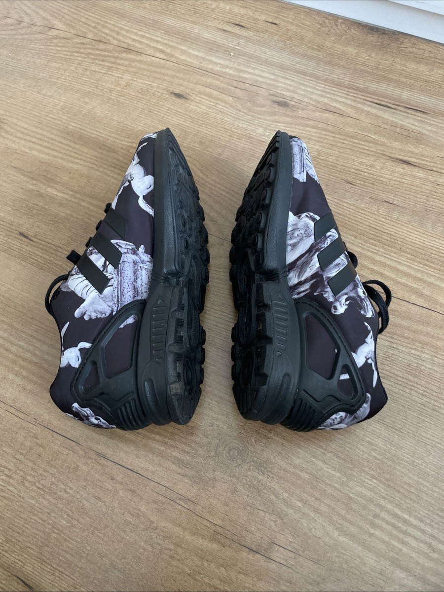 Limited ADIDAS ZX Flux Carbon Black B34138 Mythology Sneakers