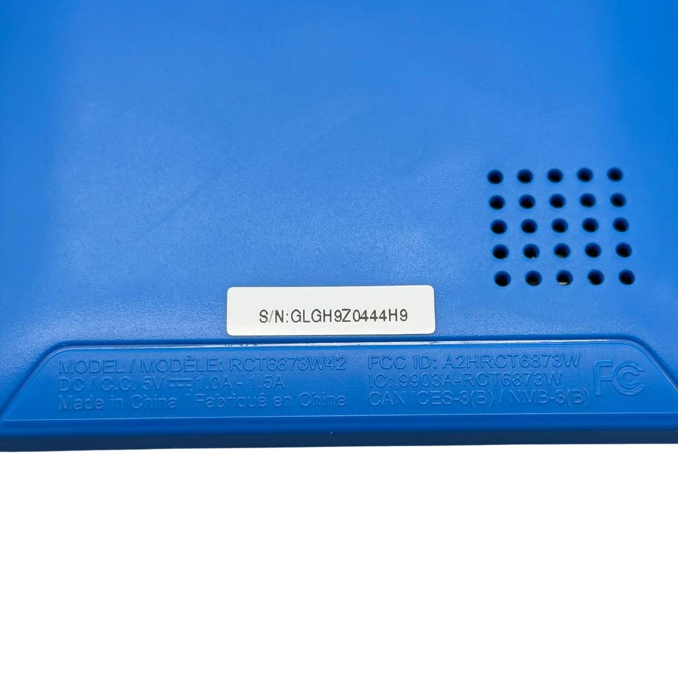 RCA Voyager 7" Android Tablet Blue Wi-Fi 16GB 1GB RAM 1.2GHz Tested Works - Image 4 of 4