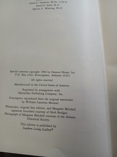 Southern Classics Library Gone With The Wind Margaret Mitchell 1984 - Picture 9 of 11
