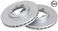2X Bremsscheibe A.B.S. 18381 2 Bremsscheiben Vorderachse Vorne FüR Ford