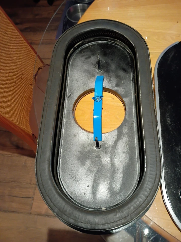 Filtro ovalado purificador de aire de aleación Mustang 1969 1970 69 70 Mach 1 Grande Boss Foto 3 de 4