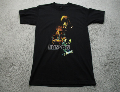 Vintage Hanson Shirt Mens M Concert Graphic Tee 1998 Band 90s Music