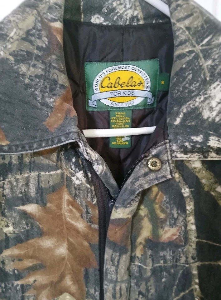 Cabelas For Kids Camouflage Coveralls Size Medium Insulated - Image 3 of 4