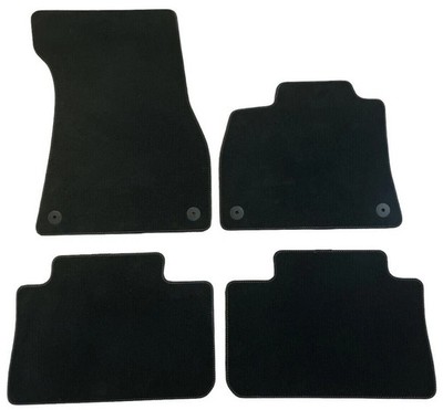 BRAND NEW Audi Black Carpet Floor Mats Genuine OE part A018727 4pcs