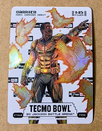 2026 Bo Jackson Battle Arena Tecmo Bowl Carrier ST318 Sore Thumb Fire