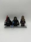 LEGO Star Wars Emperor Palpatine Sidious Darth Vader, Chewbacca Minifigure Lot