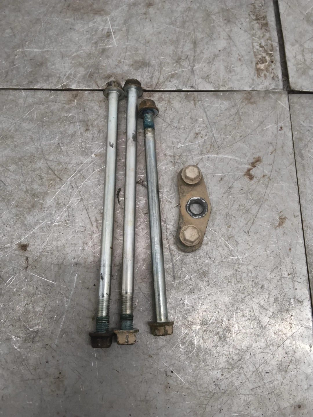 2001 Suzuki QuadRunner LT-F500F Engine Mount Motor Bracket and Bolts