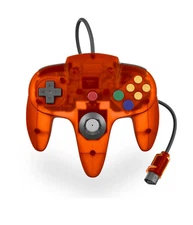 XYAB PROTO64 Clear Orange Wired Controller (Nintendo 64, N64)