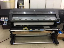 61" HP Designjet L26500 Latex Printer With Onyx computer RIP software + supplies