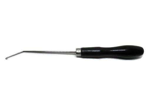 Shuttle Hook Reed Hook .045" x 3" Heddle Knitters Weavers 5-1/2" Overall - Picture 3 of 3