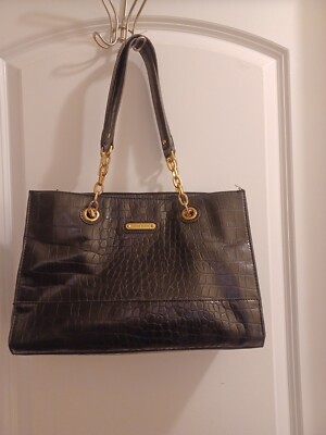 Vintage Anne Klein brown shoulder bag Career Sophisticated