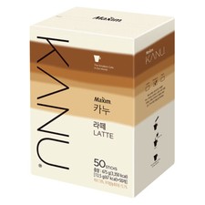 Maxim KANU Latte Korean Instant Coffee Mix 50 Sticks X 13.5g