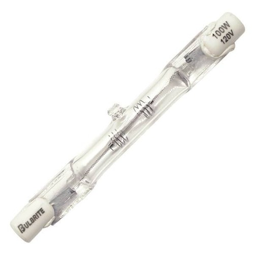 Lot - 10 - Bulbrite 601101 Q100T3/S Bulb J-Type T3 Recessed 100W 120V Clear