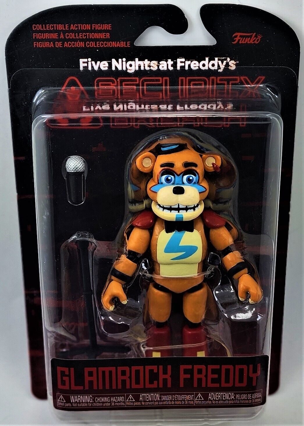  Funko Action Figure: Five Nights at Freddy's (FNAF)  PizzaPlex-Glamrock Freddy Fazbear - FNAF Pizza Simulator - Collectible -  Gift Idea - Official Merchandise - for Boys, Girls, Kids & Adults 