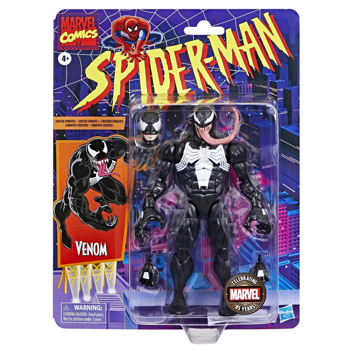 Hasbro Marvel Legends Spider-Man Retro VENOM Walmart 2024 for sale