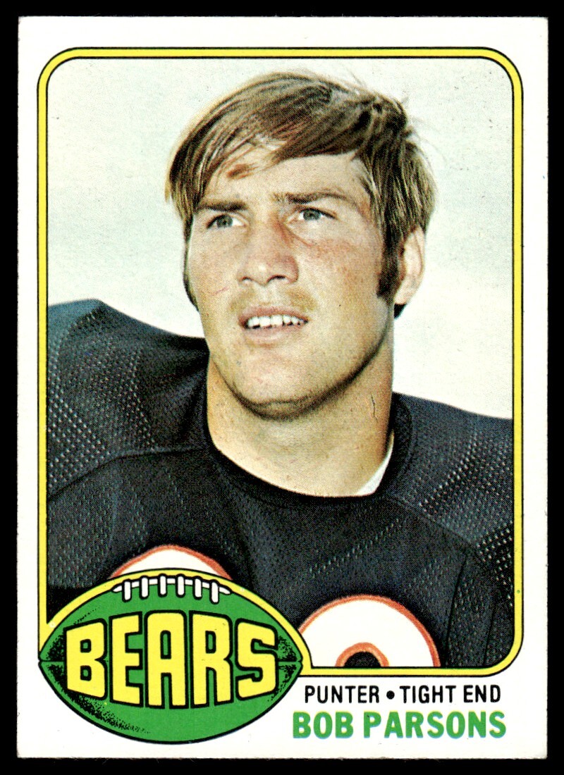 1976 Topps Bob Parsons RC Chicago Bears #306