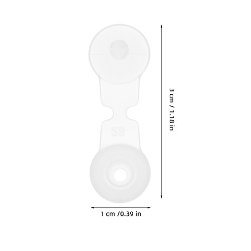 100 Pcs Party Wristband Thermal Printed Buckle Bracelet Buckles for Event - Picture 12 of 12