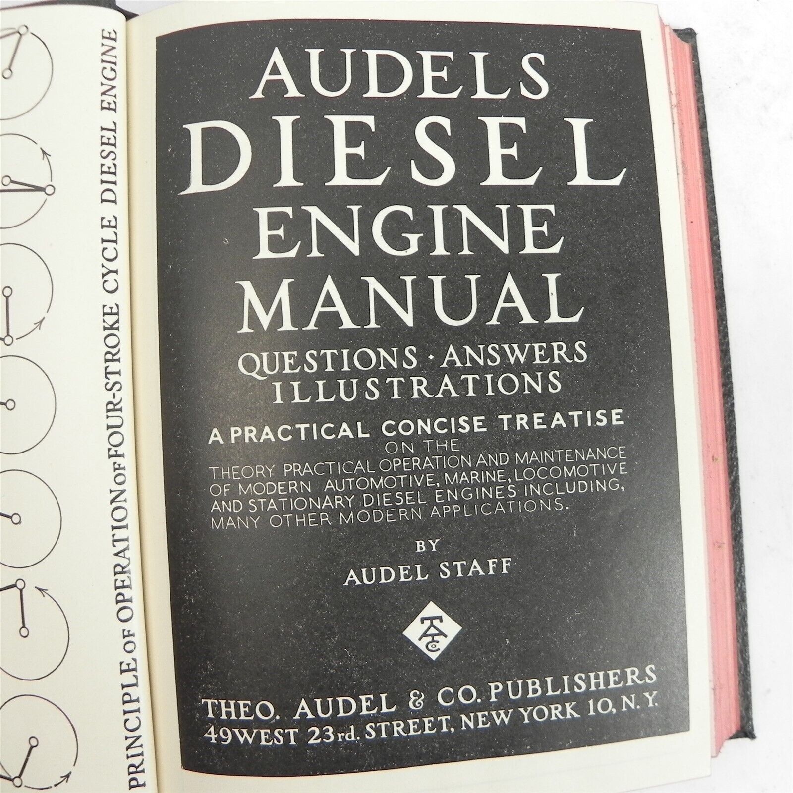 Audels Diesel Engine Manual; A Practical, Concise Treatise On The