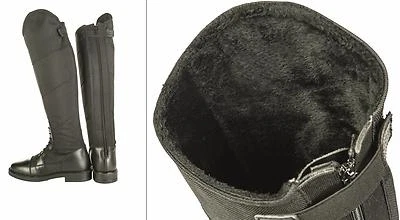 Winterstiefel Reitstiefel -Stockholm Winter- Teddy-Innenfutter HKM 4560 Neu