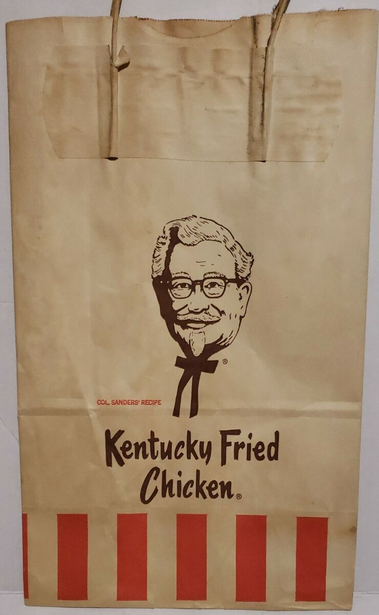 KFC VINTAGE BAG KENTUCKY FRIED CHICKEN HANDLED | eBay KFC VINTAGE BAG KENTUCKY FRIED CHICKEN HANDLED | eBay