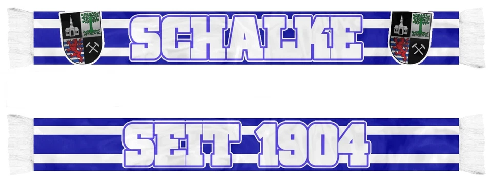 Schalke Gelsenkirchen Ultras Seidenschal ❗️