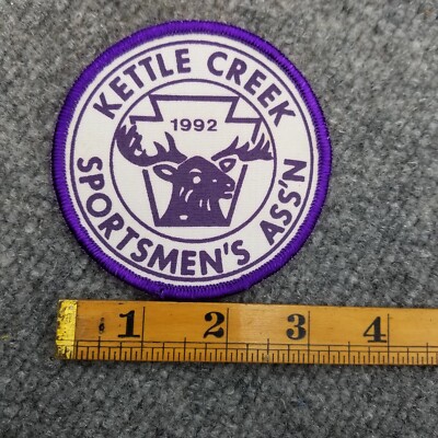 Kettle Creek Sportsmens Association 1992 Patch Deer Elk Buck Hunting