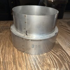 7 x6 stainless steel stove pipe/chimney reducer-increaser