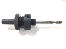 Holesaw Arbor Fits 32-210mm Complete With 1/4" HSS Pilot Drill Hex Shank 11mm