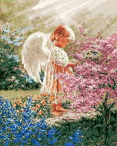 Bebe Fille Nature Fleur Ange Peinture Par Numero Kit Bricolage Numero Ebay Bebe Fille Nature Fleur Ange Peinture Par Numero Kit Bricolage Numero Ebay