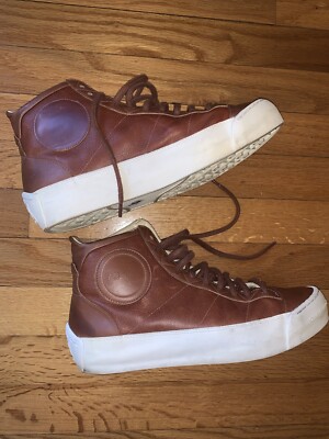 靴 09ss y-3 All leather hitop sneaker Y-3 Adidas Hejarklack Hi Top Leather Brown Sneaker Men's 9 | eBay