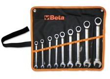 Beta Ratcheting Combination Spanner Set 9 Piece Metric 8 - 19mm - 141/B9