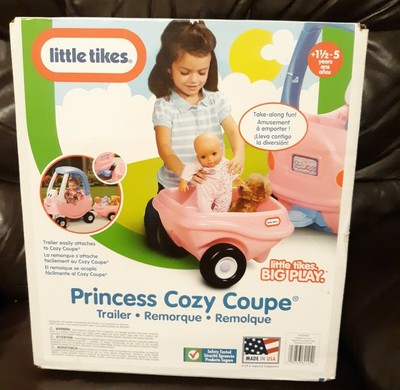little tikes princess cozy coupe trailer